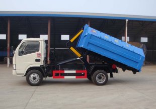 东风福瑞卡拉臂式垃圾车（4-5方）,车厢可卸式垃圾车|拉臂式垃圾车