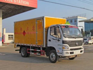 福田欧马可易燃气体厢式运输车（4.15米）